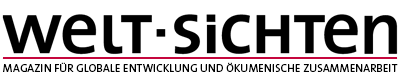Logo Weltsichten magazine