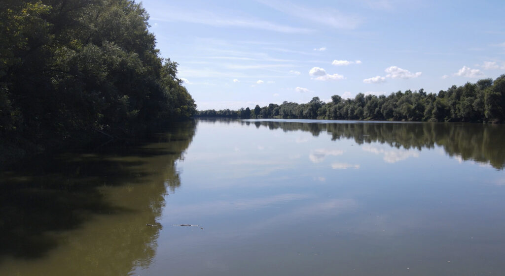 The river Sava in Croatia